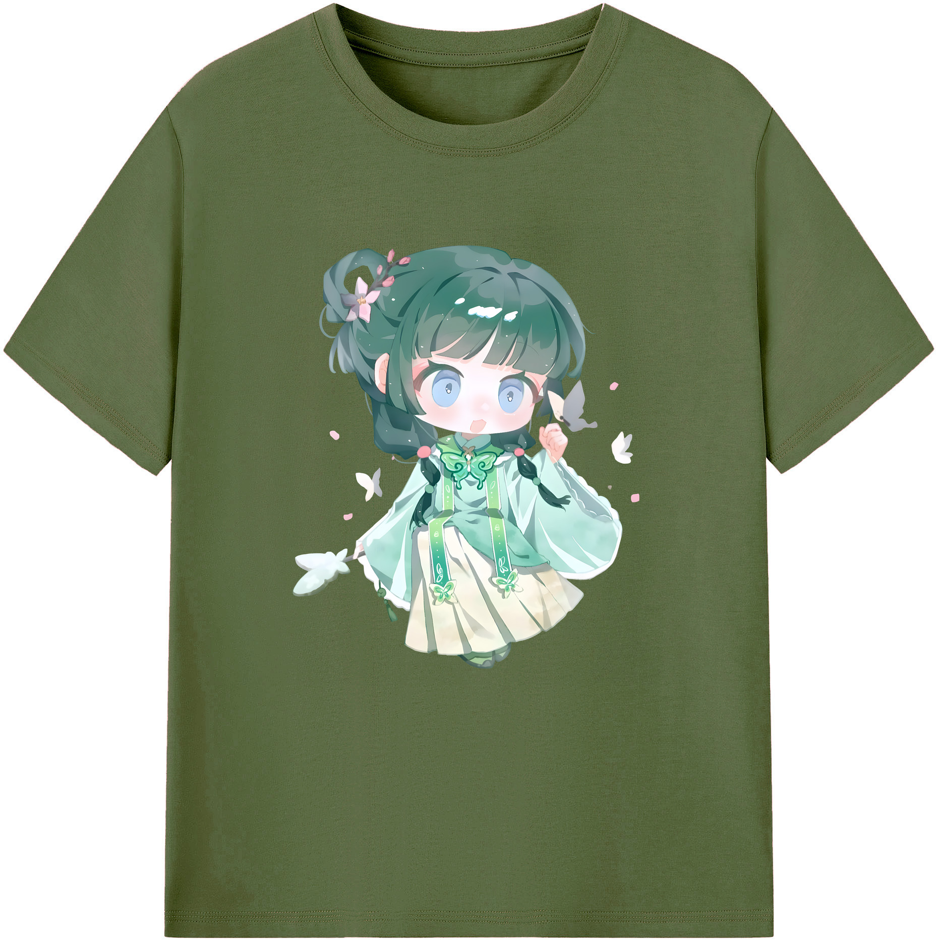 （画像用） 薬屋のひとりごと The Apothecary Diaries 綿100％半袖Tシャツ（フロントプリント）